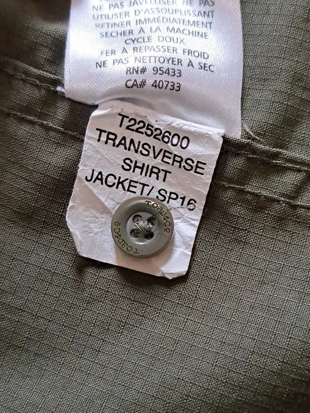 Toad&Co Transverse Shirt Jacket Men's Small